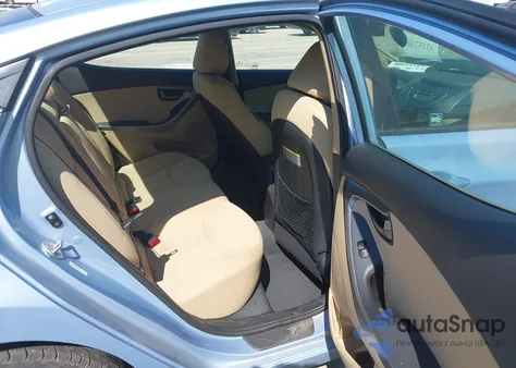 2013 Hyundai Elantra Gls из США, поврежденный, VIN KMHDH4AE7DU491513